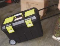 PLASTIC WHEELED BOX