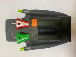 Leather Knife & Pencil Holster, "2 + 2"
